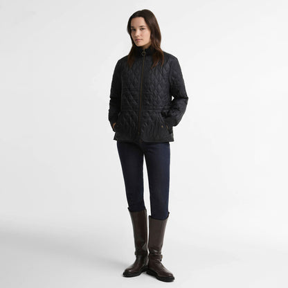 Barbour Womens Hermione Quilted Jacket Black / Shadow Classic