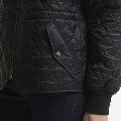 Barbour Womens Hermione Quilted Jacket Black / Shadow Classic