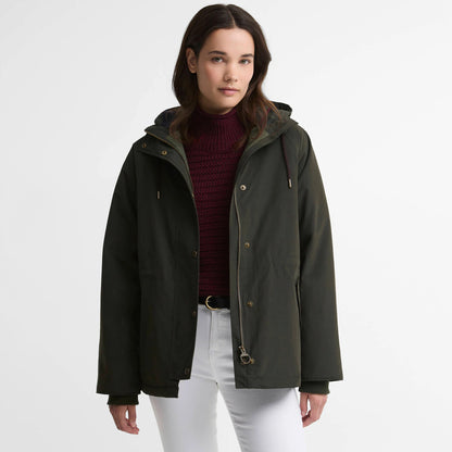 Barbour Womens Hester Waterproof Jacket Sage / Classic