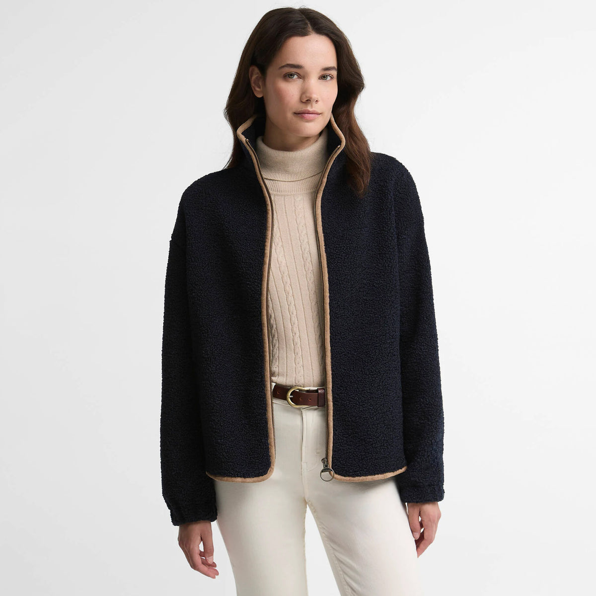 Barbour Womens Homeswood Fleece Dark Navy