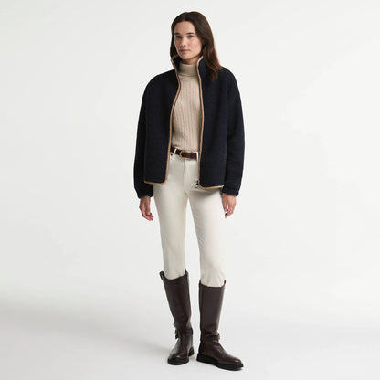 Barbour Womens Homeswood Fleece Dark Navy