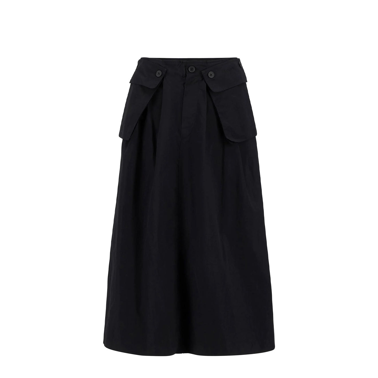 Barbour Womens Imelda Midi Skirt Black - The Sporting Lodge