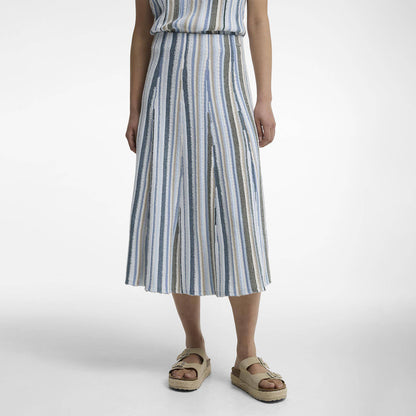 Barbour Womens Josie Knitted Maxi Skirt Multi