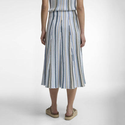 Barbour Womens Josie Knitted Maxi Skirt Multi