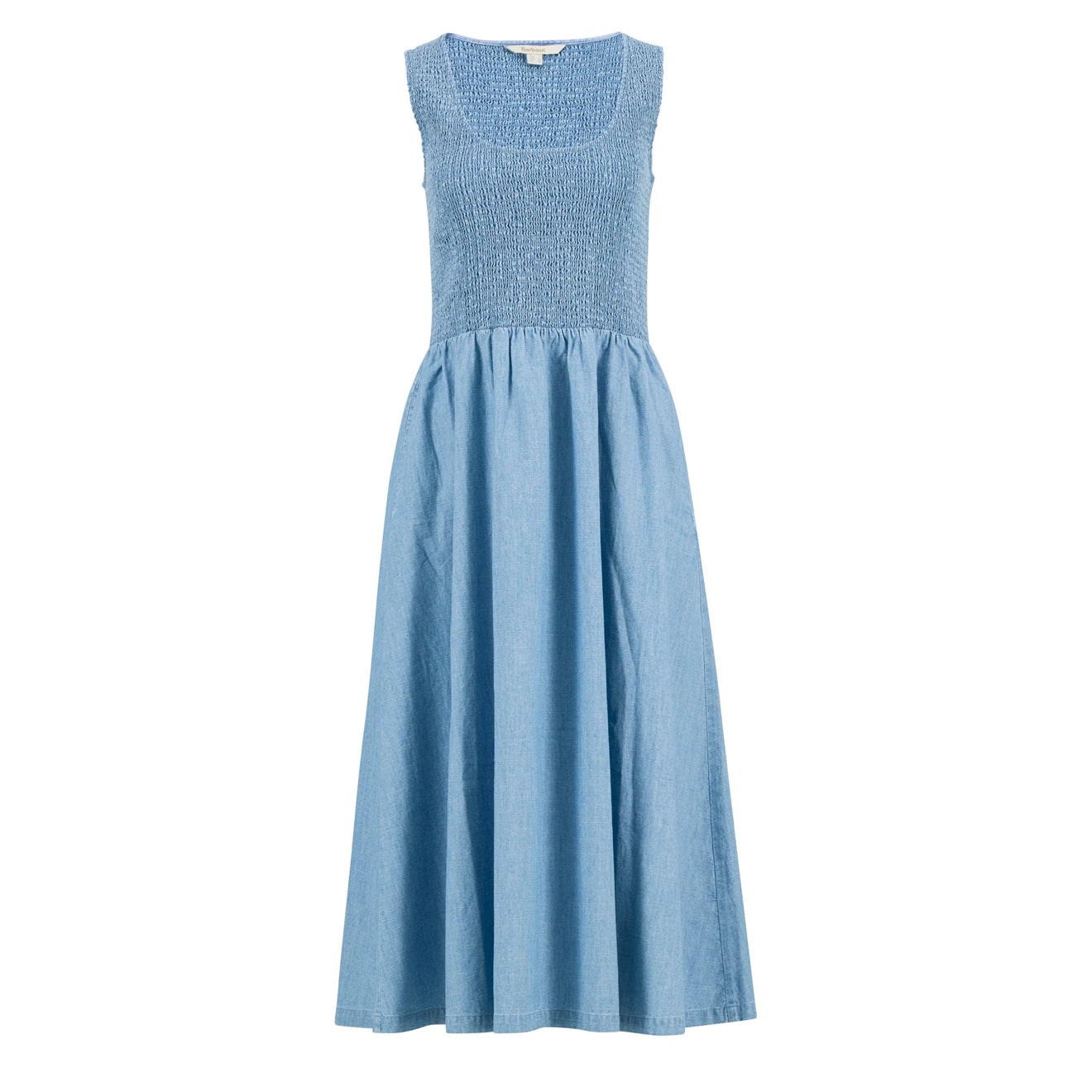 Barbour Womens Josie Midi Dress Chambray