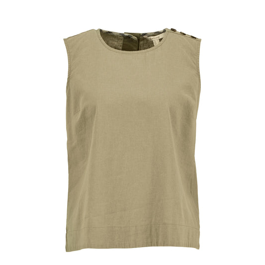 Barbour Womens Josie Top Bleached Olive