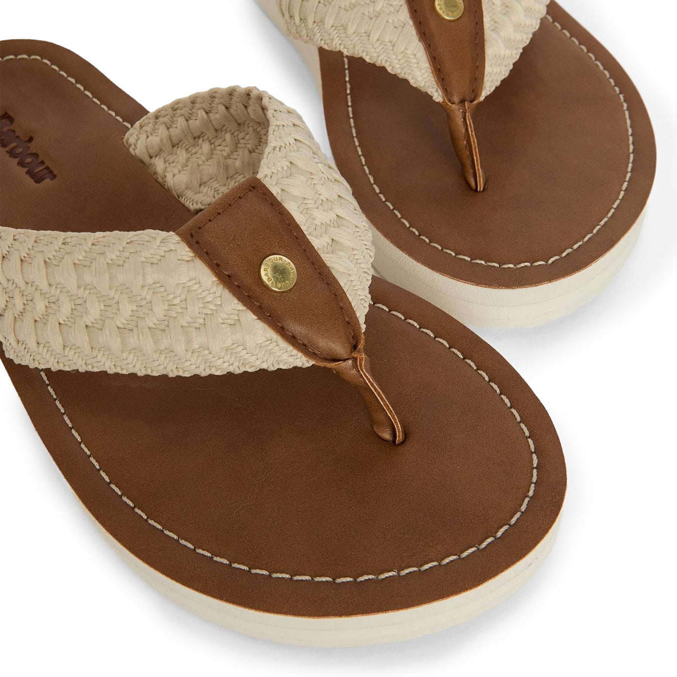 Barbour Womens Kelburn Beach Sandal White
