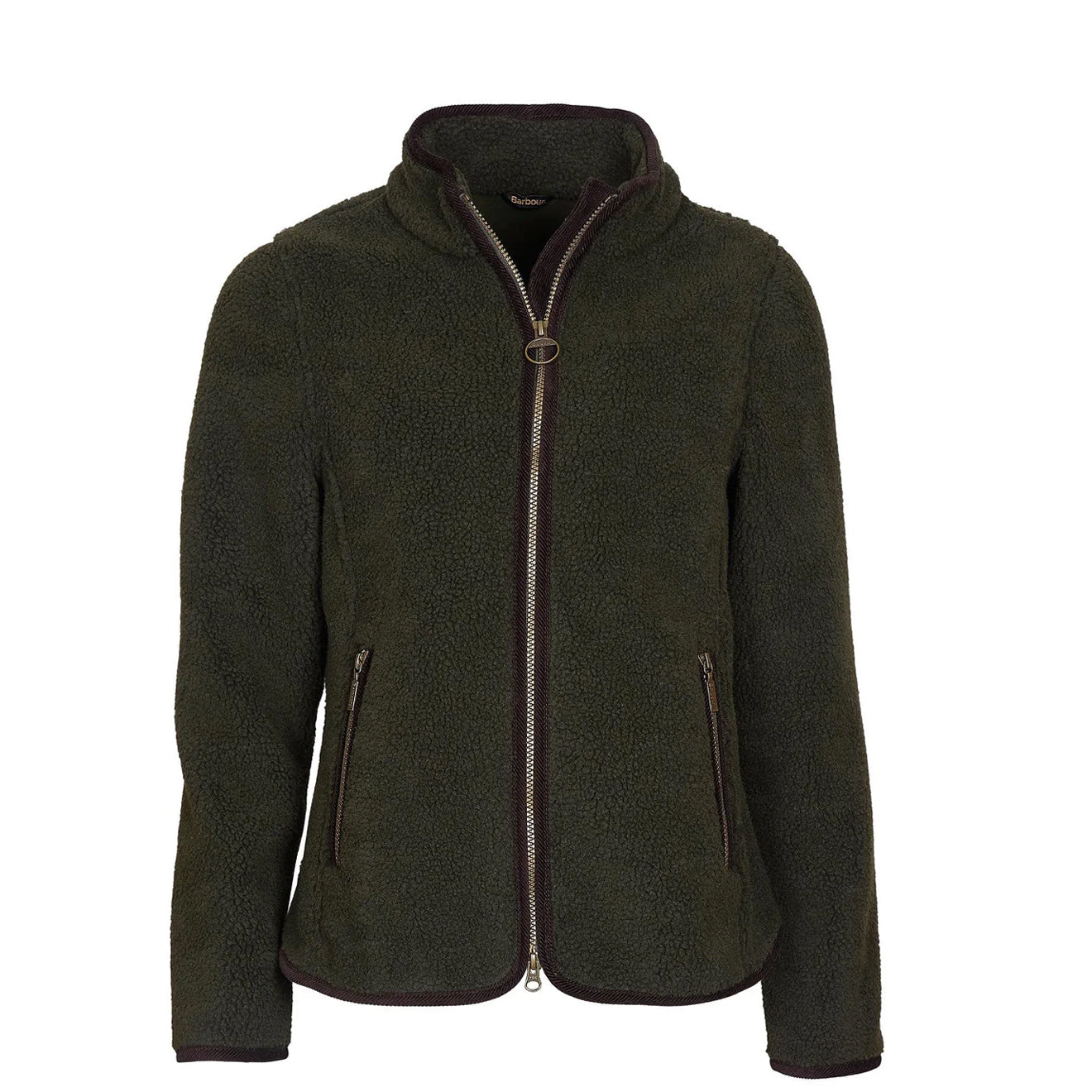 Barbour Womens Lavenham Fleece Olive / Classic - The Sporting Lodge