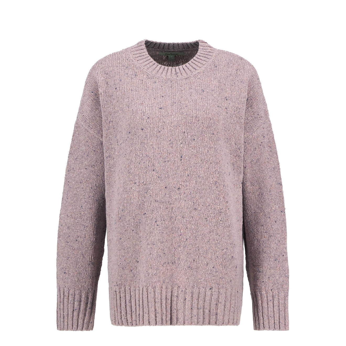 Barbour Womens Lavensdale Crew Knitted Jumper Pink Blush - The Sporting Lodge