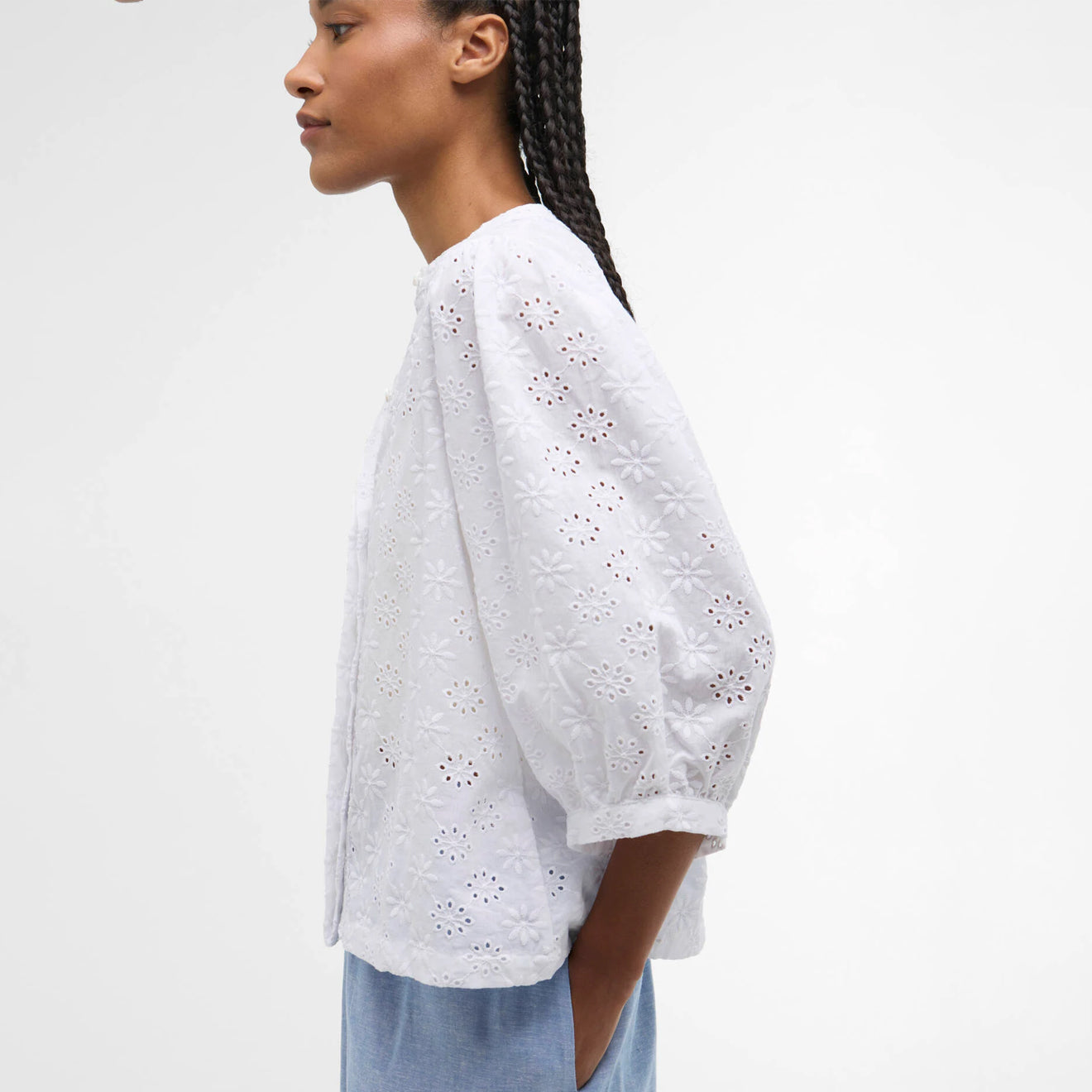 Barbour Womens Layla Top White