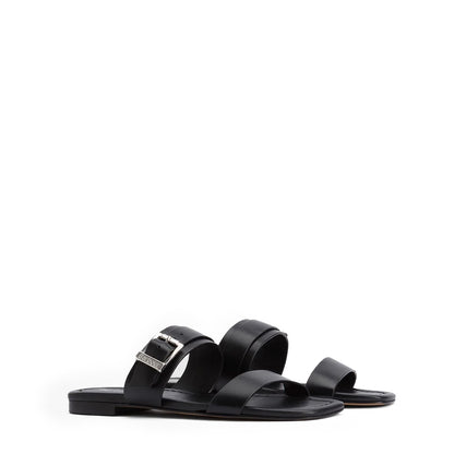 Barbour Womens Louise Flat Sandal Black