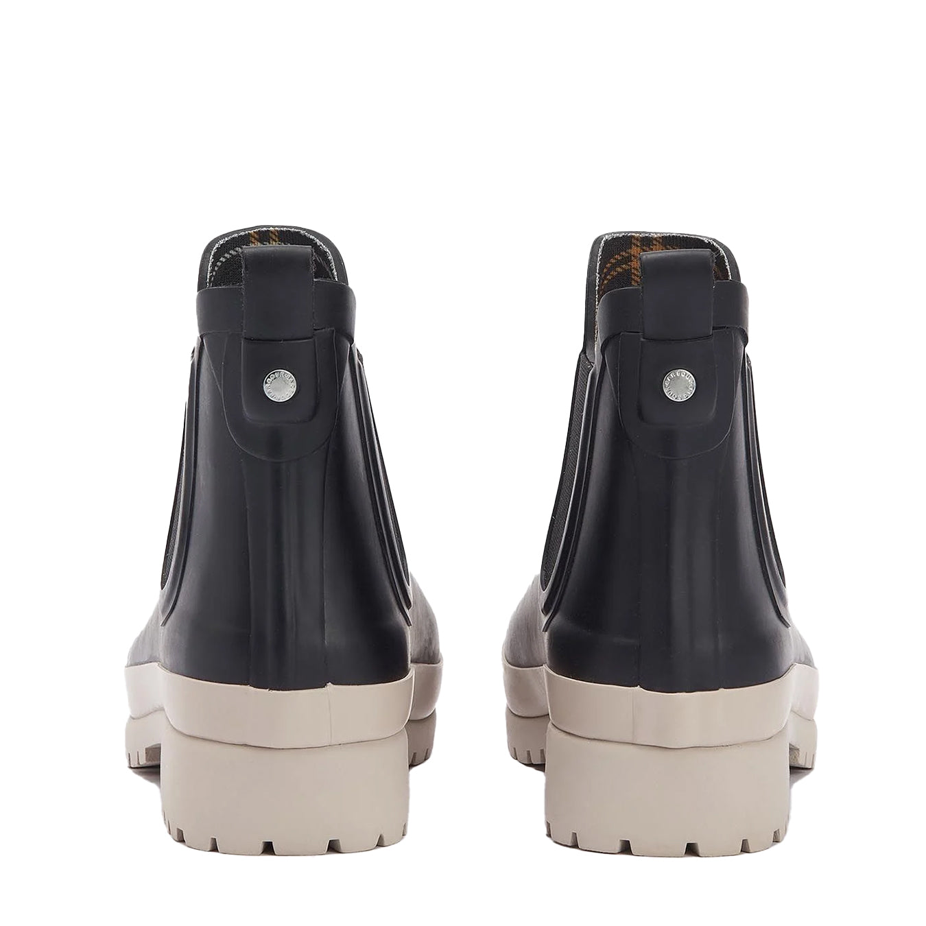 Barbour Womens Mallow Chelsea Welly Black/White Pepper - The Sporting Lodge