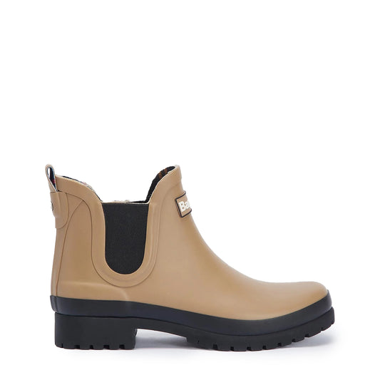 Barbour Womens Mallow Chelsea Welly Sandstone/Black - The Sporting Lodge