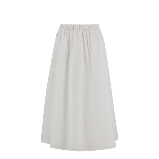 Barbour Womens Melody Midi Skirt White