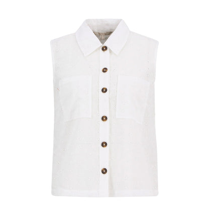 Barbour Womens Melody Shirt White