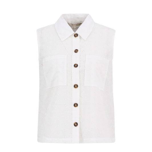 Barbour Womens Melody Shirt White