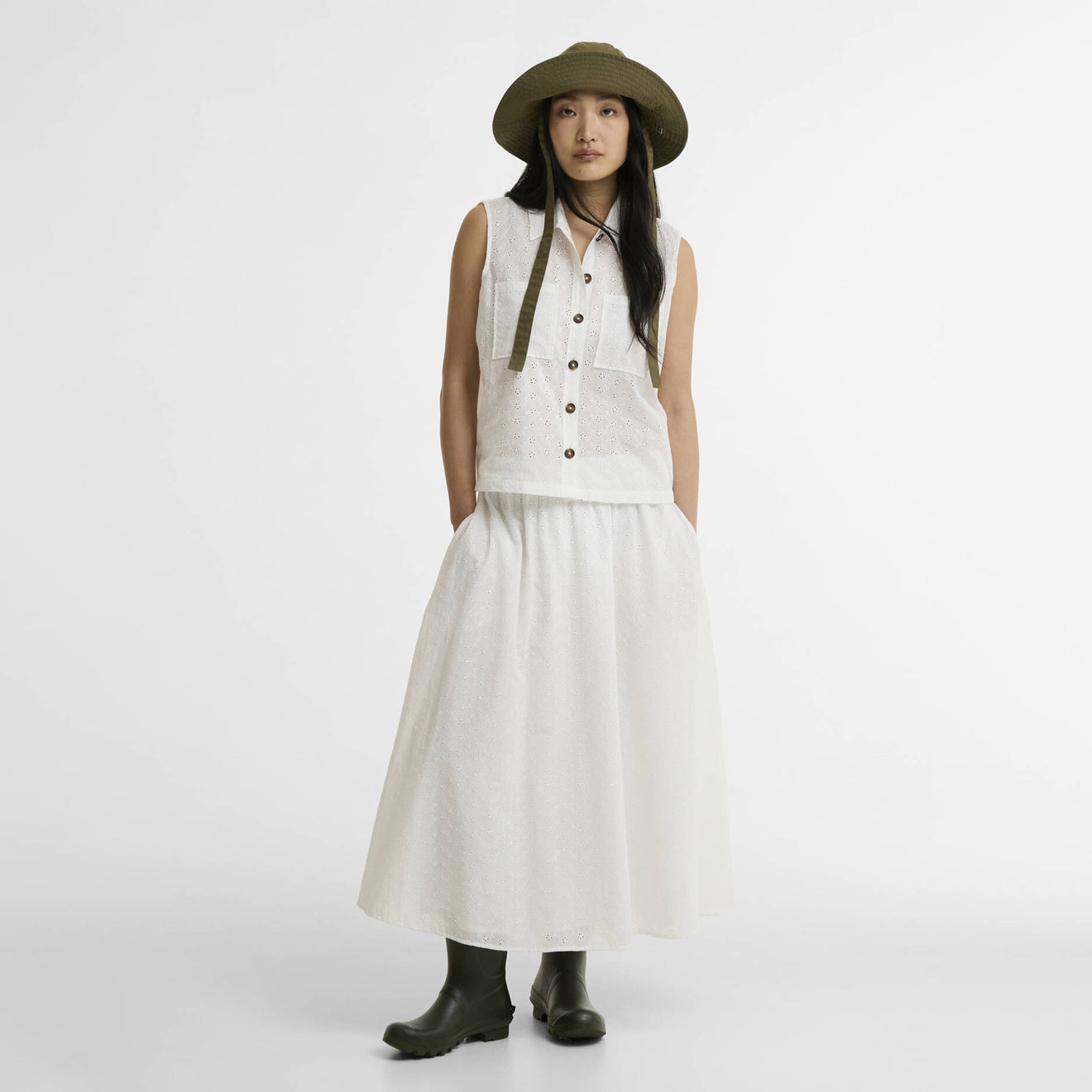 Barbour Womens Melody Shirt White