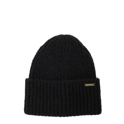 Barbour Womens Meryl Beanie Hat Black