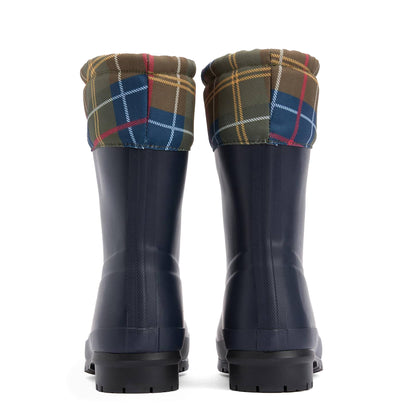 Barbour Womens Mowbray Mid Wellington Navy / Classic Tartan