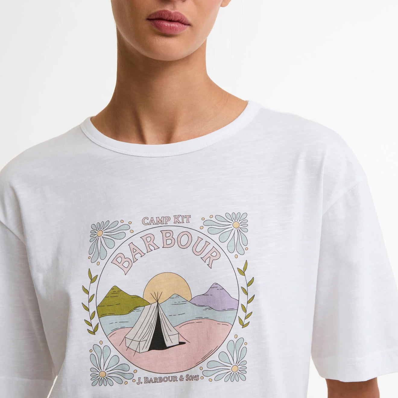 Barbour Womens Orla T-Shirt White