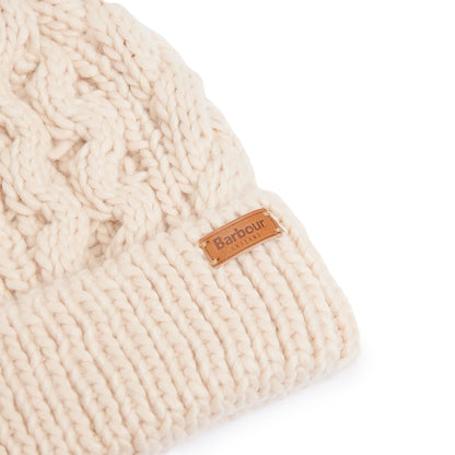 Barbour Womens Penshaw Beanie & Scarf Gift Set Blush Pink - The Sporting Lodge