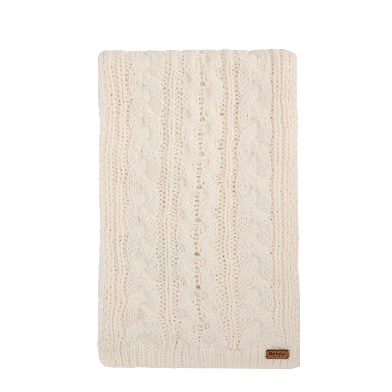 Barbour Womens Penshaw Beanie & Scarf Gift Set Cloud