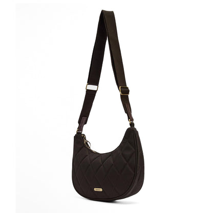 Barbour Womens Quilted Sling Shoulder Bag Olive