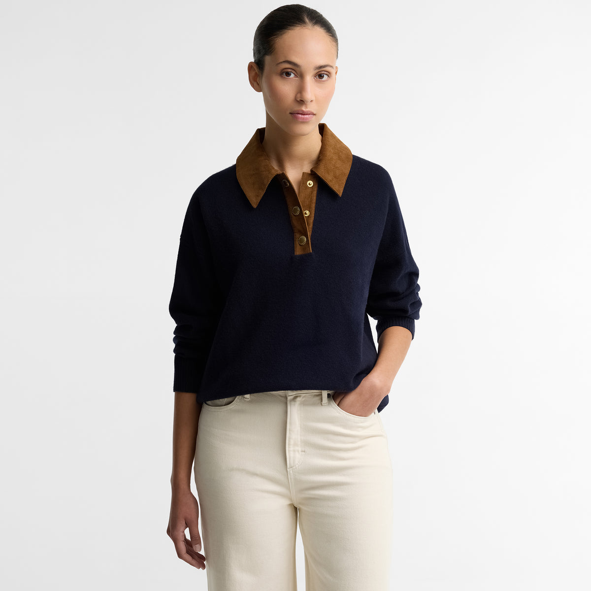 Barbour Womens Ravenshill Knitted Jumper Navy