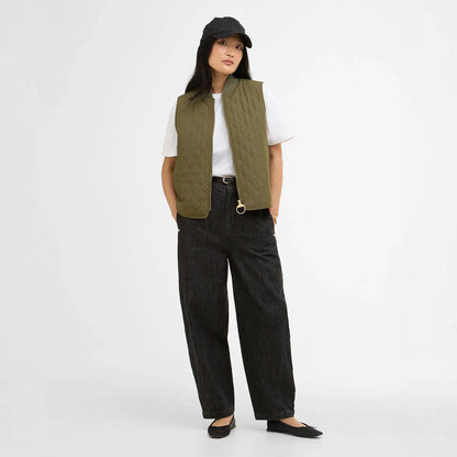 Barbour Womens Roeburn Gilet Ivy Green / Ancient
