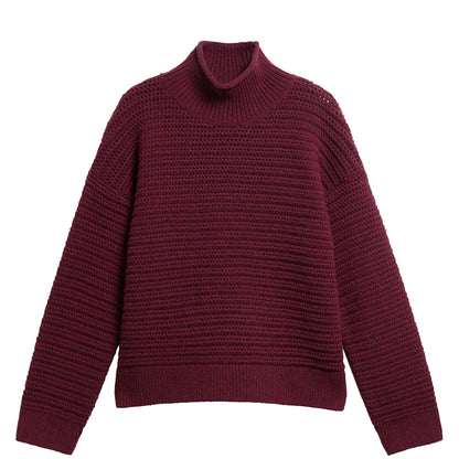 Barbour Womens Rosamund Knitted Jumper Fig