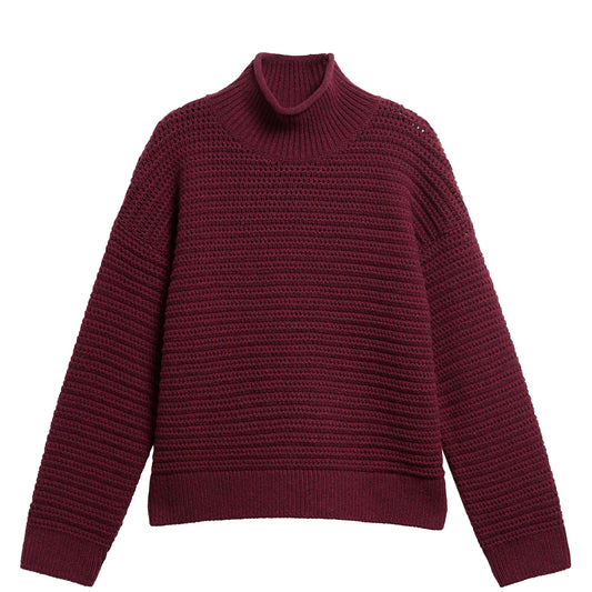 Barbour Womens Rosamund Knitted Jumper Fig