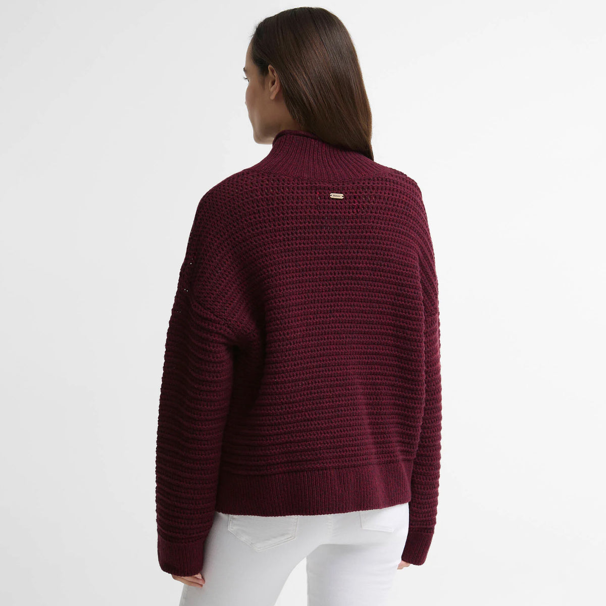 Barbour Womens Rosamund Knitted Jumper Fig