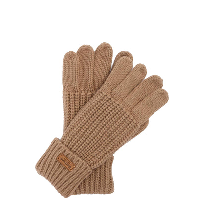 Barbour Womens Saltburn Knitted Gloves Mink