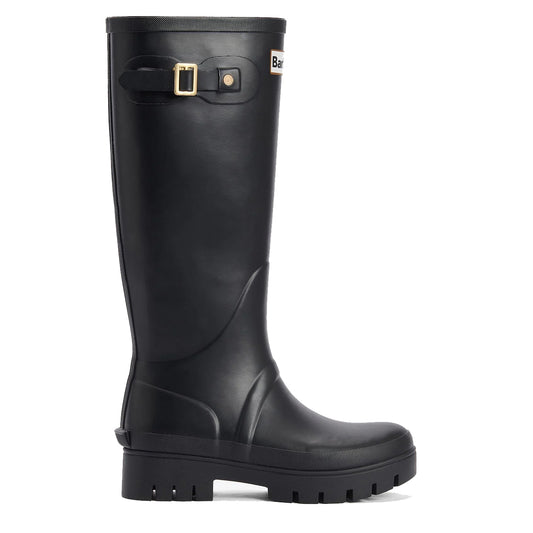 Barbour Womens Snowdon Tall Welly Black - The Sporting Lodge