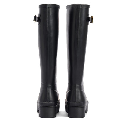 Barbour Womens Snowdon Tall Welly Black - The Sporting Lodge