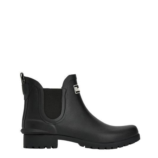 Barbour Womens Wilton Chelsea Welly Black
