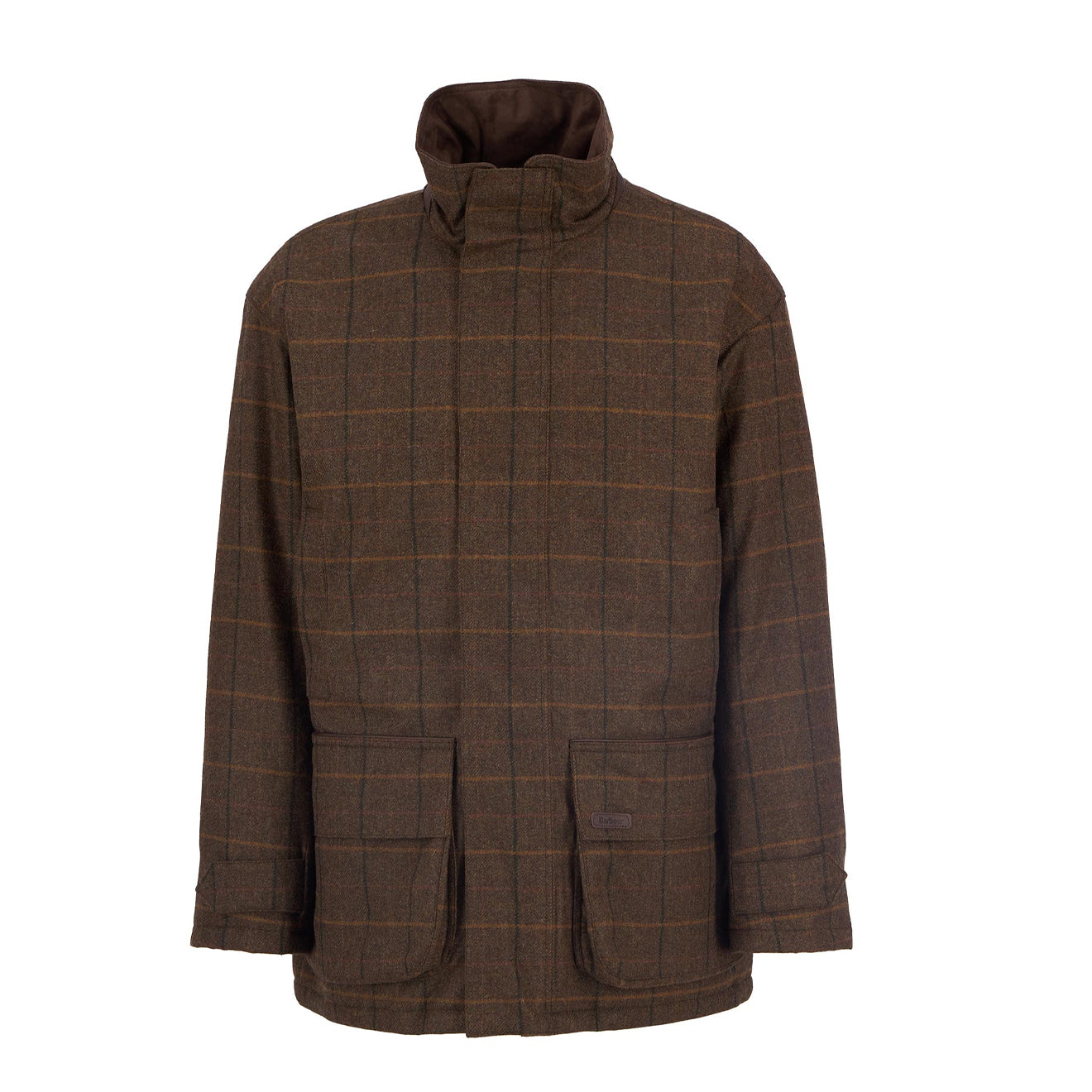 Barbour Wool Beaconsfield Jacket Burnhill Brown Check - The Sporting Lodge
