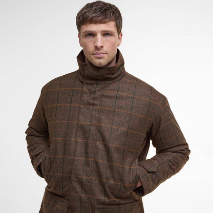 Barbour Wool Beaconsfield Jacket Burnhill Brown Check - The Sporting Lodge