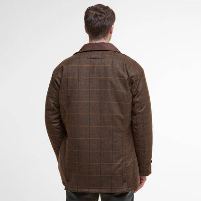 Barbour Wool Beaconsfield Jacket Burnhill Brown Check - The Sporting Lodge