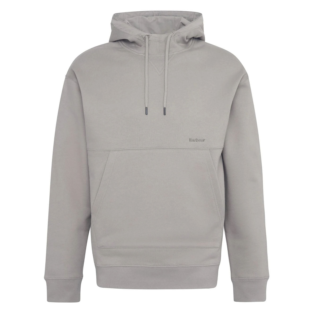 Barbour Yalding Hooded Sweatshirt Concrete - The Sporting Lodge