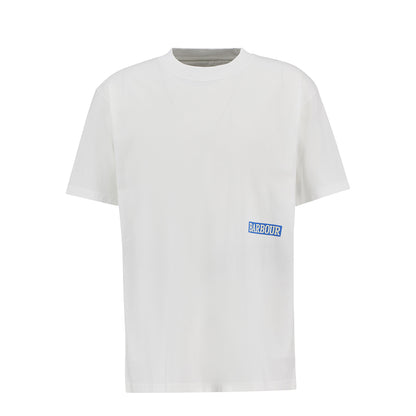 Barbour 'Mr Solway' Oversized Graphic T-Shirt White