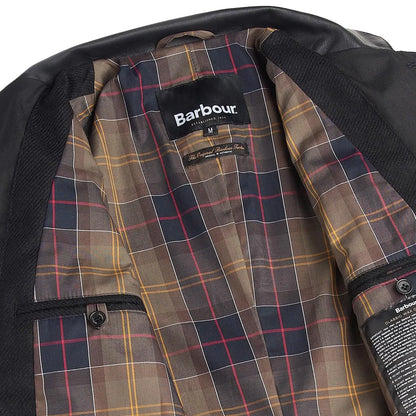 Barbour Beacon Sports Wax Jacket Black - The Sporting Lodge