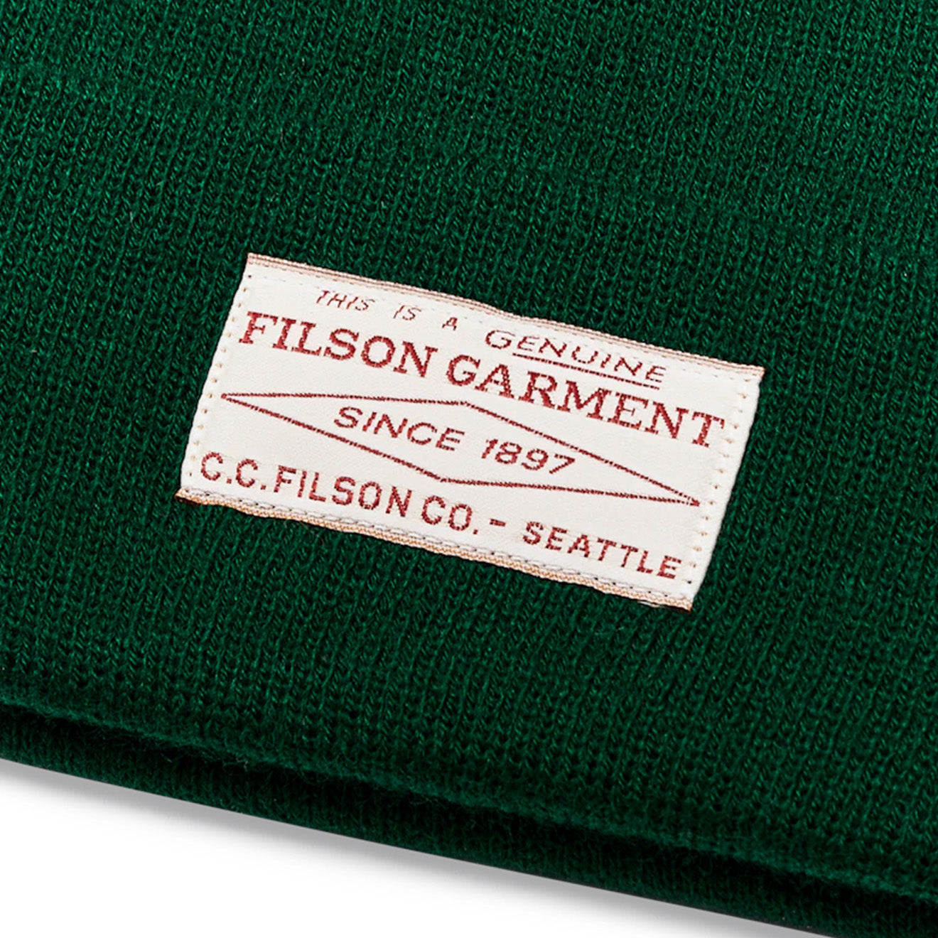 Filson Ballard Watch Cap Forest Green - The Sporting Lodge
