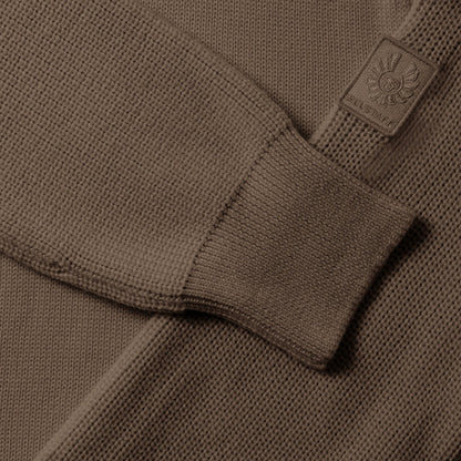 Belstaff Aspect Crewneck Jumper Major Brown
