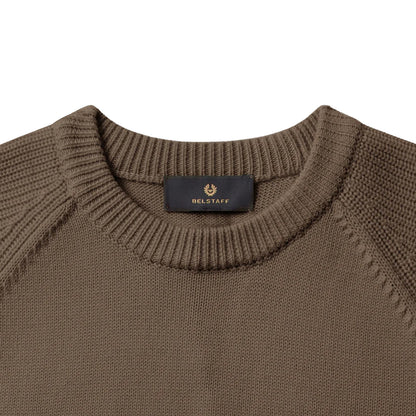 Belstaff Aspect Crewneck Jumper Major Brown