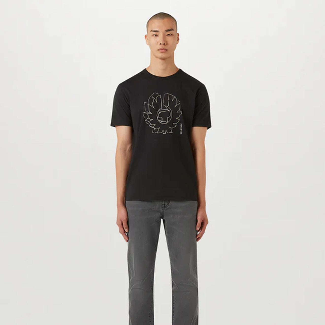 Belstaff Deconstructed Phoenix Graphic T-Shirt Black - The Sporting Lodge