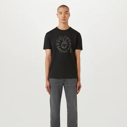 Belstaff Deconstructed Phoenix Graphic T-Shirt Black - The Sporting Lodge