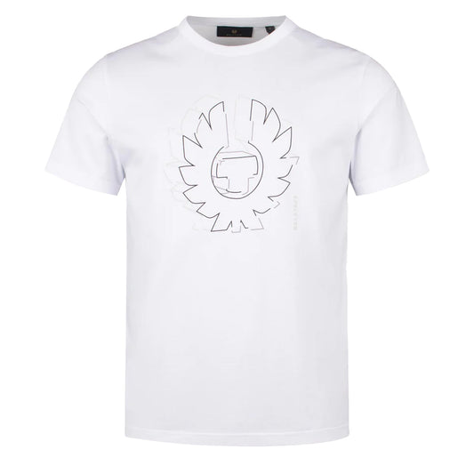 Belstaff Deconstructed Phoenix Graphic T-Shirt White