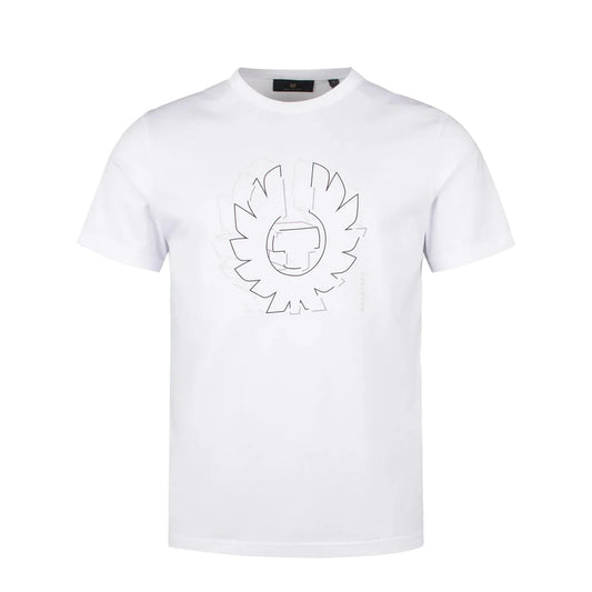 Belstaff Deconstructed Phoenix Graphic T-Shirt White