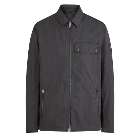 Belstaff Depot Overshirt Black - The Sporting Lodge